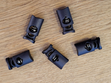 Kordelstopper 30mm schwarz 