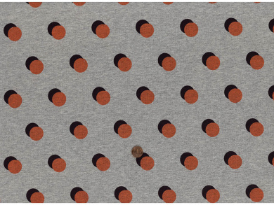 Sommersweat / French Terry Punkte Reststück 1,00 x 1,50m 