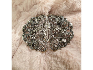 Schürzenschließe altsilber Ornamente 