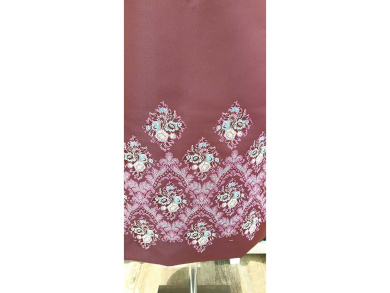 Jacquard Trachtenpanel bordeaux 0,95m x 1,40m 
