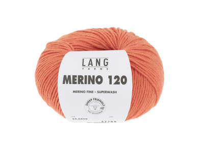 Lang MERINO 120   0459 ORANGE 