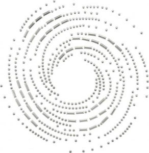 Applikation Plättchen Kreisel 