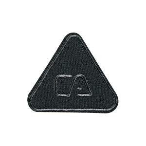 Applikation CA Dreieck grau 