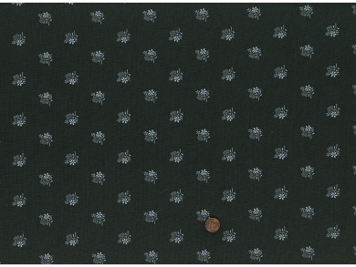 Trachtenbaumwollstoff tannengrün Reststück 1,10 x 1,50m 