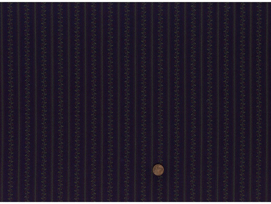 Trachtenbaumwollstoff dunkelblau Blumenranke oliv / rot 