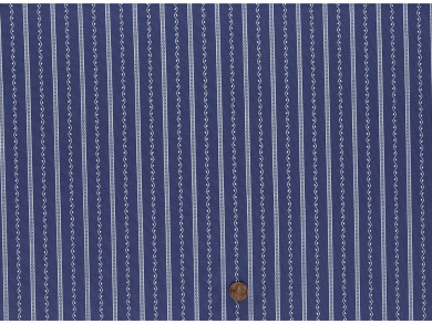 Trachtenbaumwollstoff jeansblau gestreift 