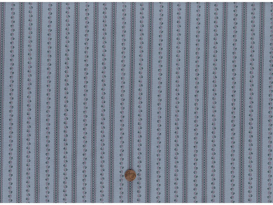 Trachtenbaumwollstoff taupe gestreift altrosa 