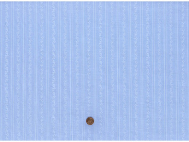 Trachtenbaumwollstoff hellblau Reststück 1,10 x 1,45m 