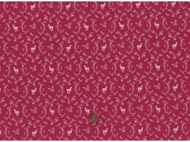 Trachtenbaumwollstoff himbeere 