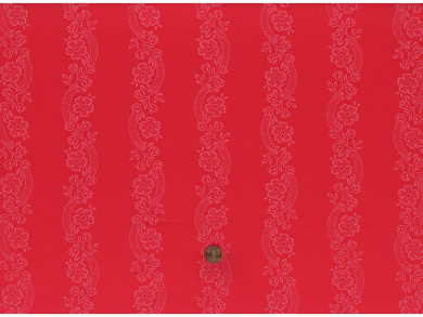 Trachtenbaumwollstoff rot 