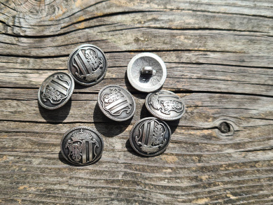 Metallknopf mit Wappen 20mm 