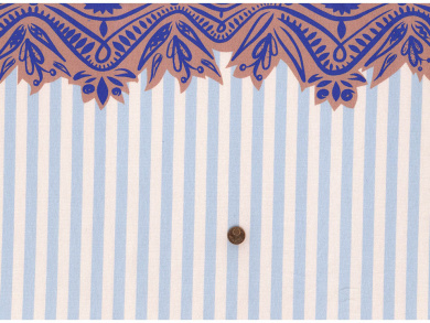 Sommersweat / French Terry Streifen mit Bordüre 