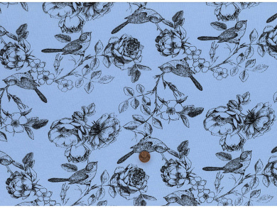 Sommersweat / French Terry Rose Reststück 1,45 x 1,50m 