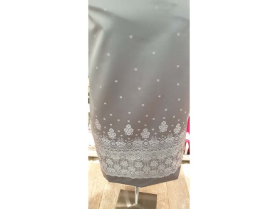 Jacquard Trachtenpanel silbergrau 0,95m x 1,35m 