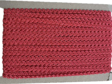 Posamentenborte 10mm flamingo Reststück ca. 18m 