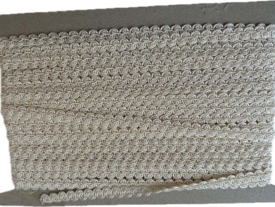 Posamentenborte 10mm champagner Reststück ca. 10m 