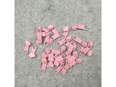 Reißverschlussschieber rosa 3mm 
