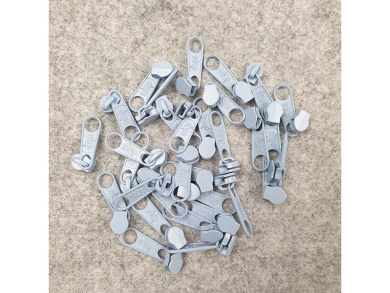 Reißverschlussschieber hellblau 3mm 