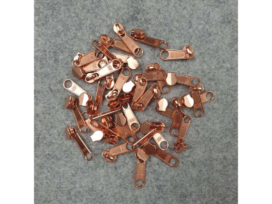 Reißverschlussschieber kupfer 3mm 