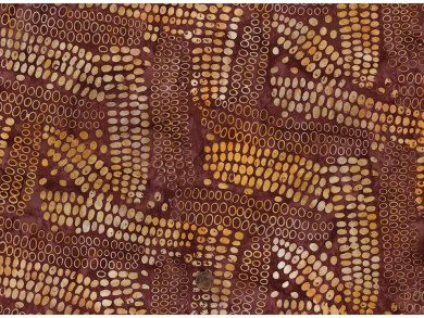 Baumwollstoff Bali braun Punkte 