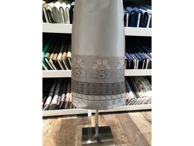 Jacquard Trachtenpanel grau Krone 0,80m x 1,60m 