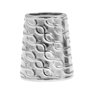 Kordelenden silber konisch 8mm 