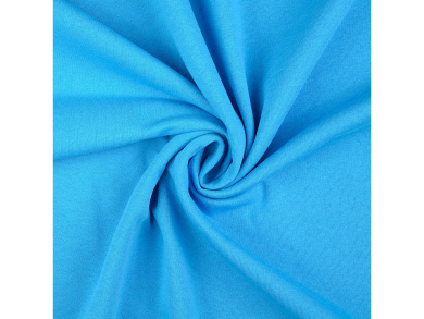 Wintersweat uni aqua Farbe 7030 Reststück 1,60m x 1,40m 