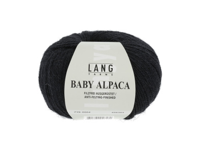 Lang BABY ALPACA Farbe 0004 schwarz 