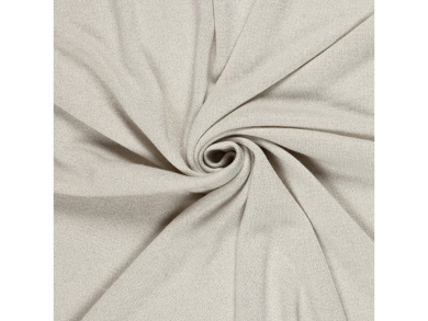 Strickstoff rohweiß mit Glitzer Reststück 1,60 x 1,50m 