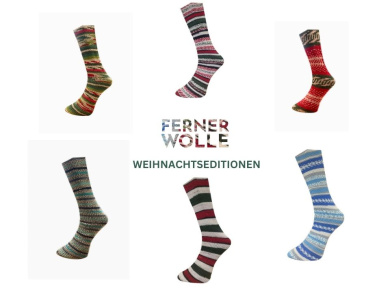 FERNER Mally Socks Weihnachtsedition 6-fädig 