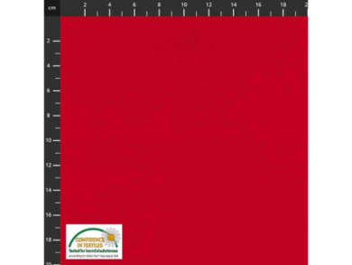 Jersey Avalana uni  004 rot Reststück 0,90m x 1,50m 