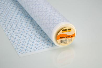 Rasterquick Dreieck blau / weiß 