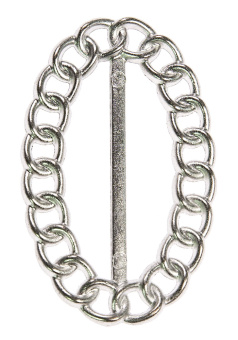 Modewaren Leiterschnallen Metall silber 