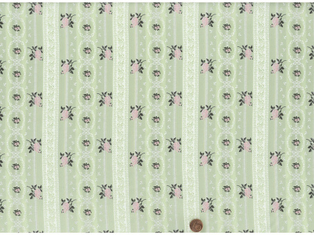 Jacquard Rosen lindgrün 