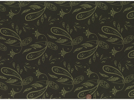 Jacquard Paisley grün 
