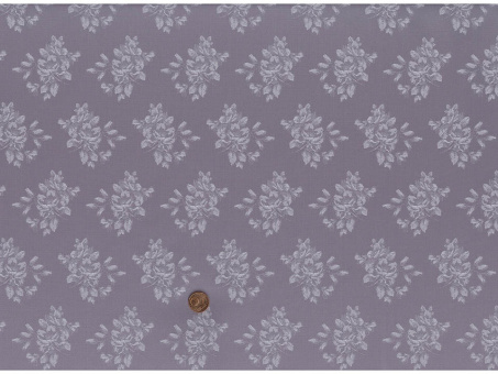 Jacquard Rose hellgrau 