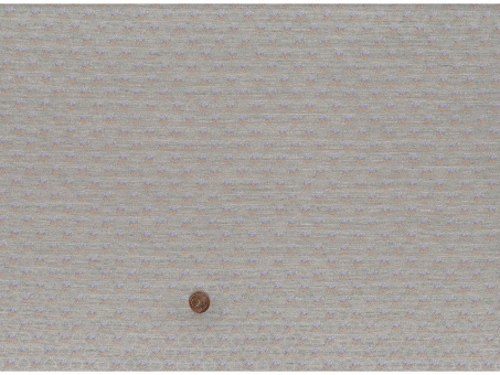 Jacquard Blümchen silber 