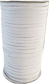 Flachgummi weiß 3mm weiß GANZE ROLLE 180m 