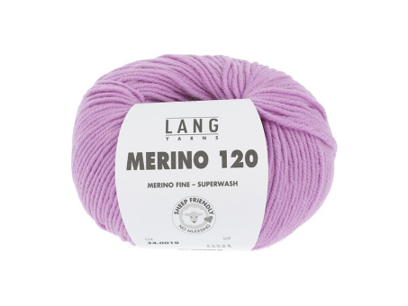 Lang MERINO 120   0019  DUNKELROSA AUSLAUFARTIKEL 0019 DUNKELROSA AUSLAUFARTIKEL