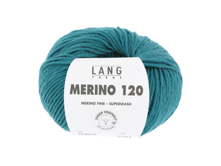 Lang MERINO 120 0272 DUNKELTÜRKIS