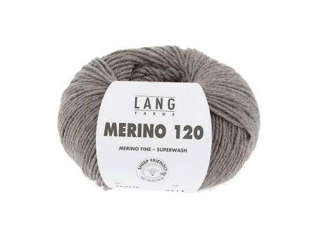 Lang MERINO 120 0326 DUNKELBEIGE MELANGE