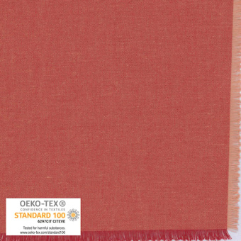 Baumwollstoff Sevilla  054 rot meliert 