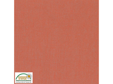 Baumwollstoff Sevilla  063 orange meliert 