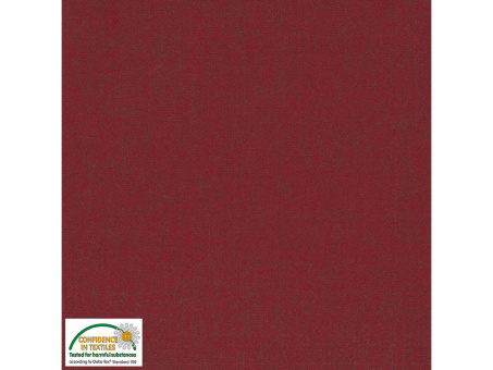 Baumwollstoff Sevilla  064 rot/grün meliert 