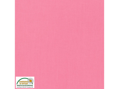 Baumwollstoff Basic  403 rosa Reststück 0,75 x 1,50m 