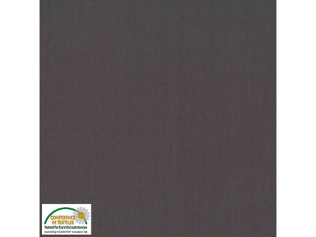 Baumwollstoff Basic Farbe 994 anthrazit 