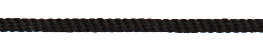 Parkakordel gedreht 4mm schwarz 