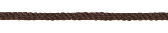 Parkakordel gedreht 4mm dunkelbraun 