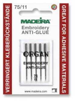 Maschinennadeln für Stickgarn Anti-GLUE Madeira 