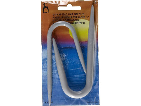 Zopfmusternadeln 2 St. U-Form 6&10mm von Pony 